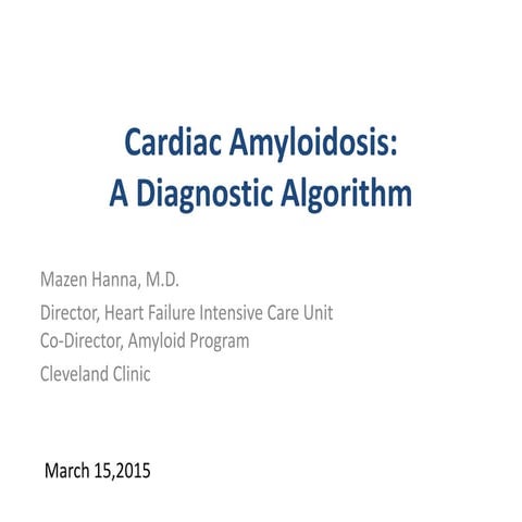 A diagnostic algorithm | PDF