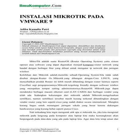 Adiba instalasi-mikrotik-di-vmware