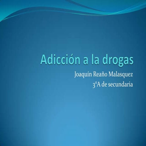 Adicción a la drogas