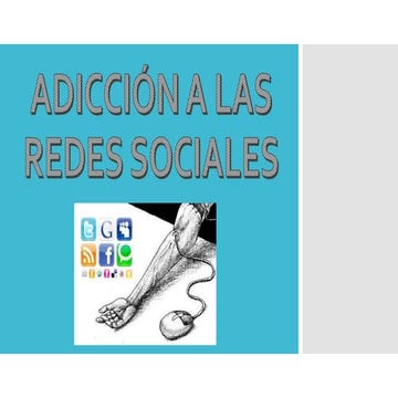 Adicción a las redes sociales