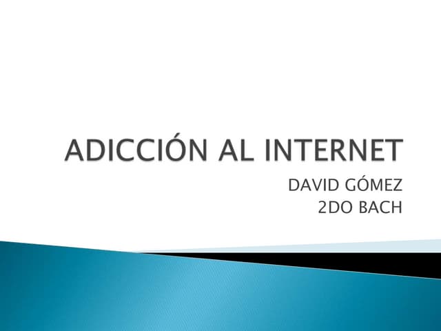 Adicción al internet