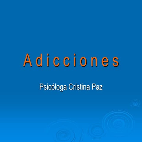 Adicciones
