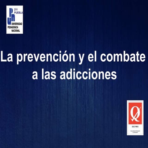 Prevencion de Adicciones | PPTX