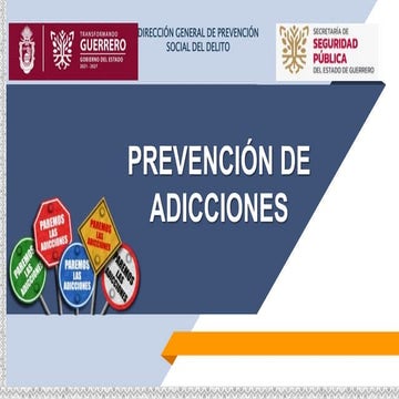 Prevencion de adicciones | PPTX