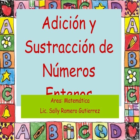Adición y sustracción de numeros