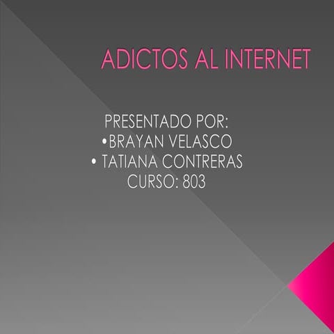 Adictos al internet