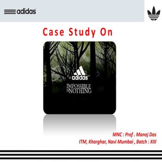 Adidas (Case Study)