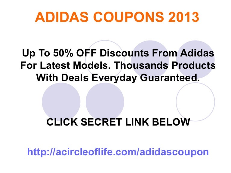 adidas secret promo code
