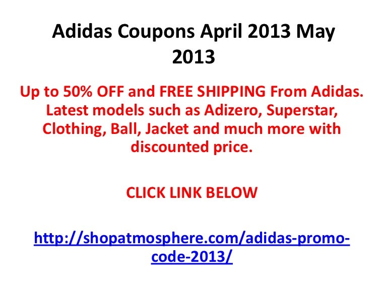 adidas 50 off promo code