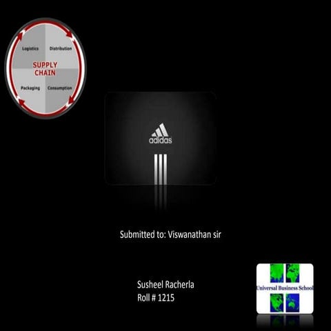 Adidas supply Chain Management