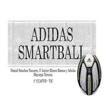 Adidas Smartball | PPTX