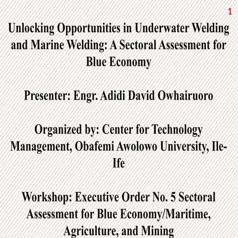 adidi presentation for Blue economy pptx