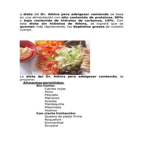 Dieta de atkins. | PPTX