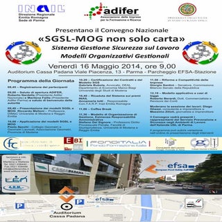 Convegno Nazionale sui Modelli di G...