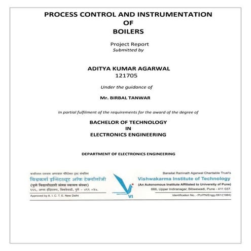 Boiler Process Instrumentation and controls