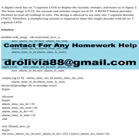 A digital clock has six 7-segment LEDs to display the seconds, minut.pdf