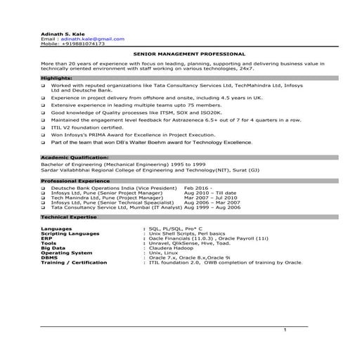 Adinath Resume 2019