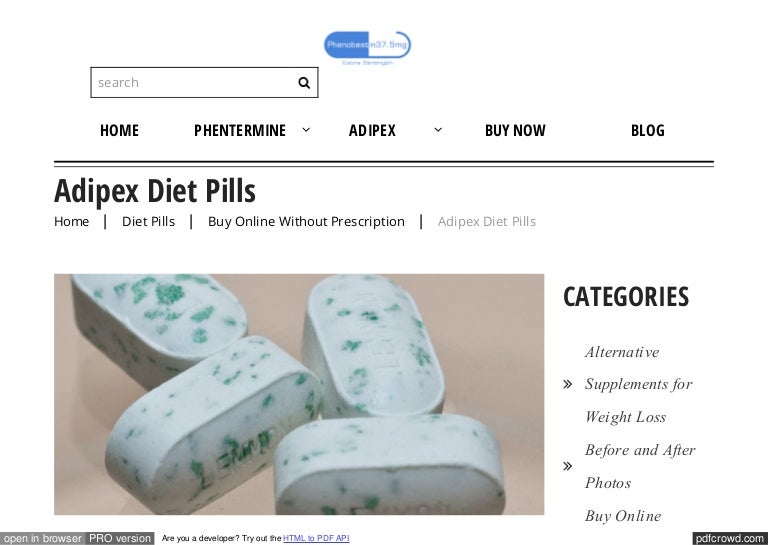 Buy Real Adipex Diet Pills