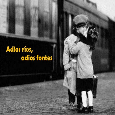 Adiós ríos, adiós fontes   