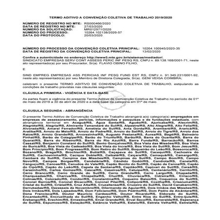 Aditivo Convenção Coletiva Privado   