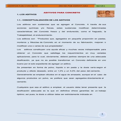 Aditivos para Concreto