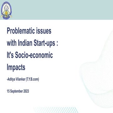 Startups problems | PPTX