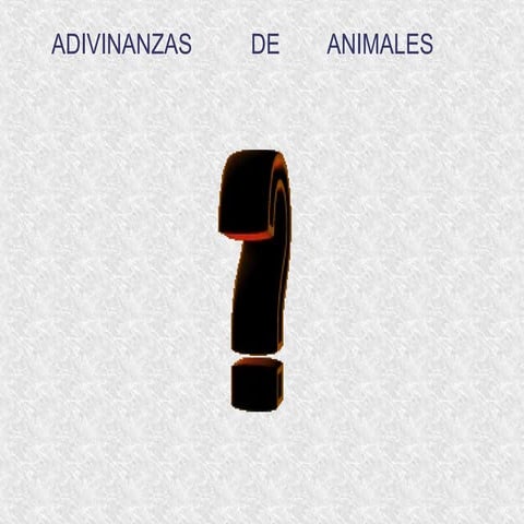Adivinanzas