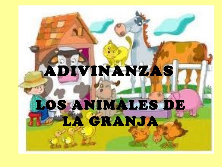Adivinanzas animales granja