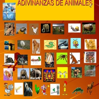 Adivinanzas de animales