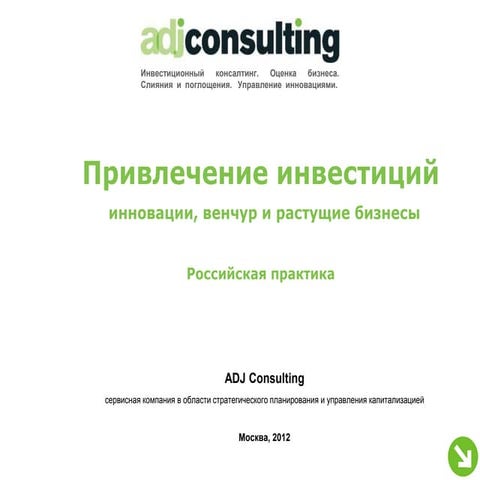 Adj практика инвестиционного бизнеса 2012