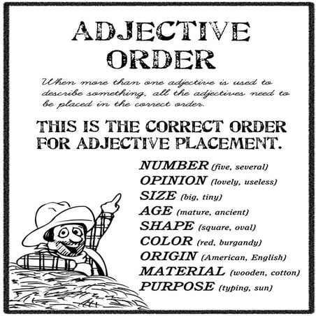 Adjective order-4