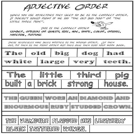 Adjective order-5