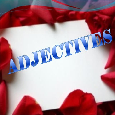Adjectives