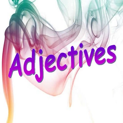 Adjectives