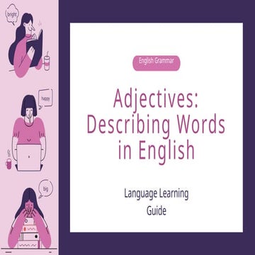 Adjective presentation | PPTX