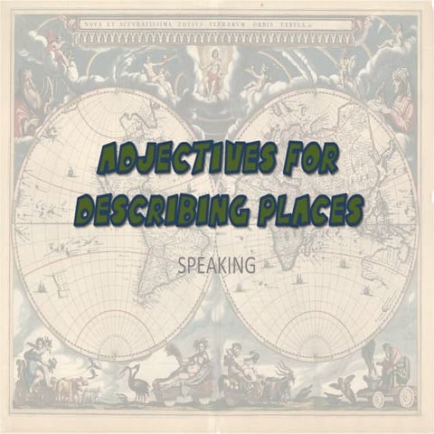Adjectives for describing places 2