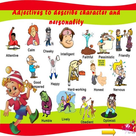 Adjectives to describe people
