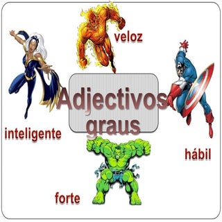 Português :  Graus dos Adjetivos