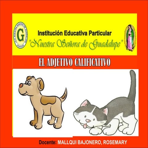 Adjetivo calificativo