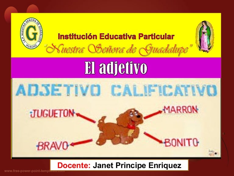 Adjetivo calificativo