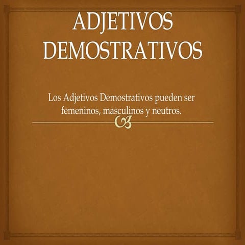 Adjetivos