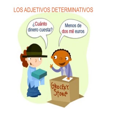 Adjetivos determinativos