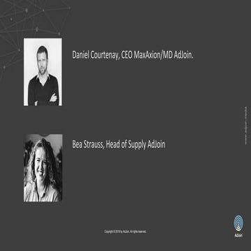 Adjoin Trends & Data Presentation