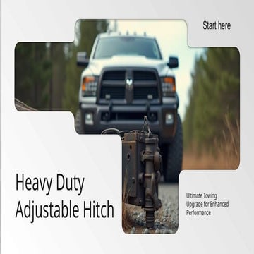 Heavy Duty Adjustable Hitch Guide For Towing Fans