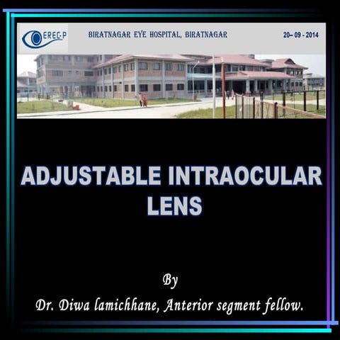 Adjustable intraocular lens power
