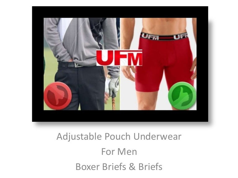 Adjustable Pouch Underwear For Men Boxer Briefs and Briefs