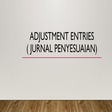 Comprehensive Guide to Adjustment Entries in Accounting with Examples ...