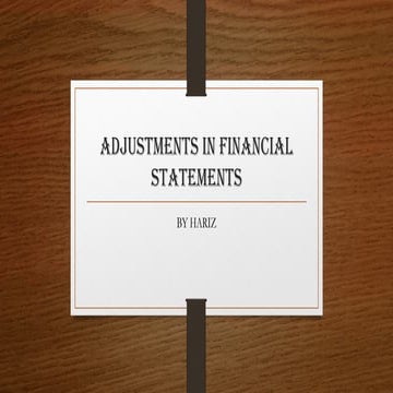 Comprehensive Guide to Adjustments in Financial Statements for Accurate ...