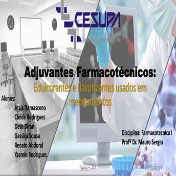 Adjuvantes farmacotécnico 