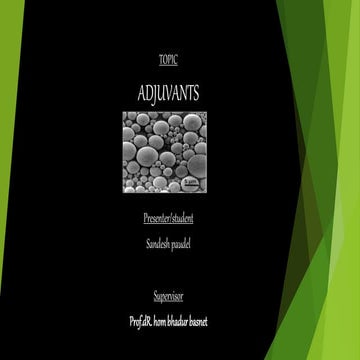 Adjuvants